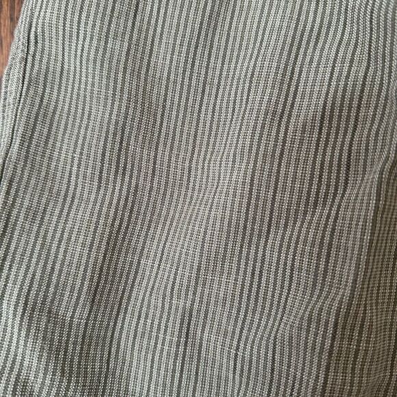 Tommy Bahama Striped Linen Tencel 8" inseam pull on short size L khaki shorts - Picture 5 of 6